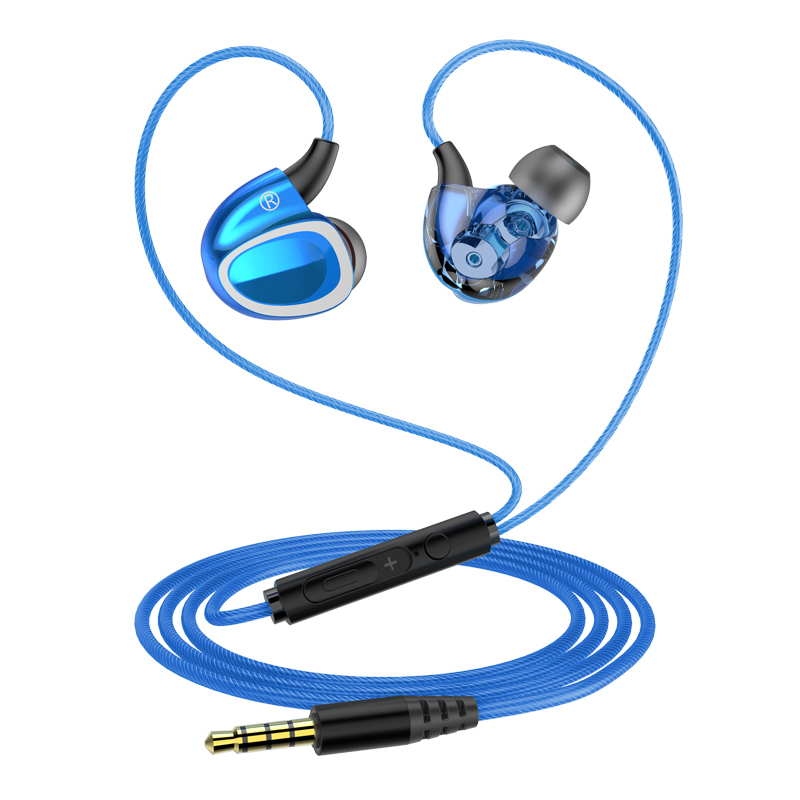 Новый Earhook Sport Deep Bass Стерео HiFi проводные наушники