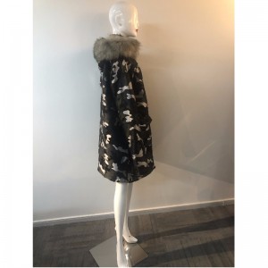 Дамское пальто с камуфляжным принтом RLWPC0039