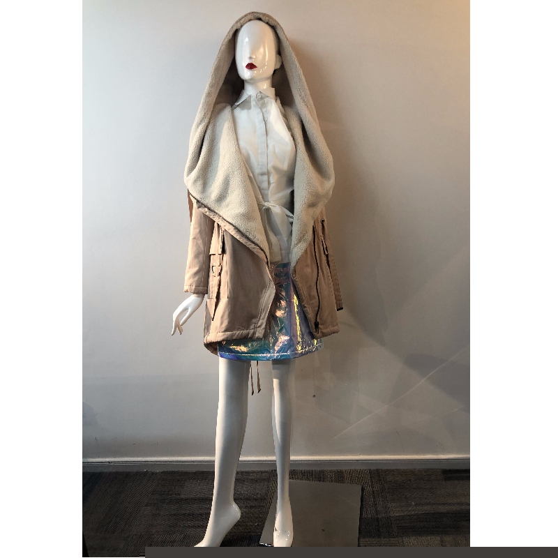 LADIES 'WATERFALL PARKA С БОРИНГОВОЙ ПОДКЛАДКОЙ В РОЗОВЫМ RLWPC0075