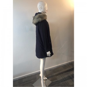 Дамское пальто с капюшоном RLWPC0076