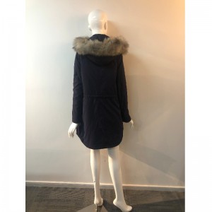 Дамское пальто с капюшоном RLWPC0076