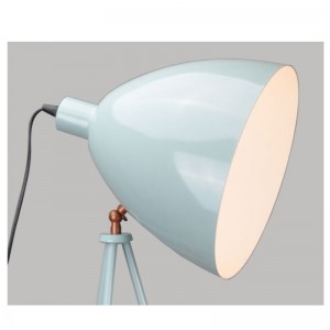 Штатив торшер с металлическим плафоном и функцией регулировки