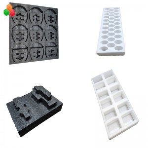 Высокое качество индивидуальные пресс-формы вырезают пакет epe внутренняя пена ударопрочный красочные вставки пены epe для бутылк...