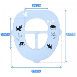 Новый силиконовый антибактериальный унитаз бытовой водонепроницаемый легко чистить путешествия портативный унитаз кольцо