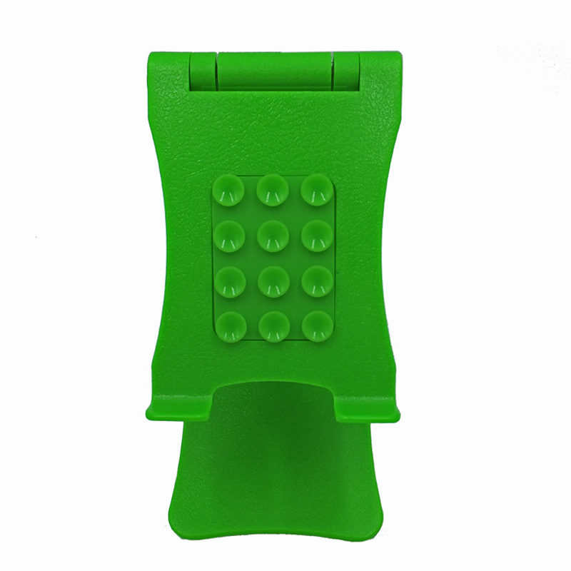 Зеленый регулируемый складной силиконовый держатель для телефона