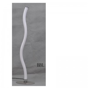 Светодиодная настольная лампа с акриловой трубкой в ​​форме волны