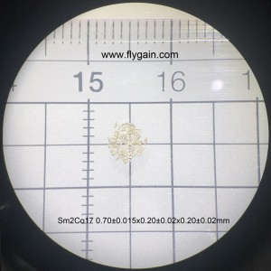 Пользовательский отличный редкоземельный постоянный микро smco магнит