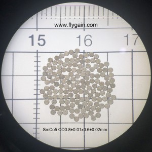 Кольцевой магнит Micro Precision SmCo для мобильного двигателя
