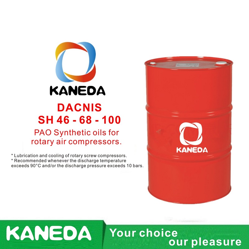 KANEDA DACNIS SH 32- 46 - 68 - 100 PAO Синтетические масла для ротационных воздушных компрессоров.