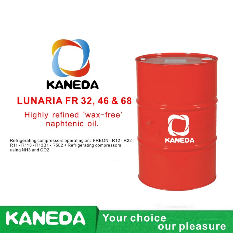 KANEDA LUNARIA FR 32, 46 и 68 Высоко рафинированное «не содержащее воска» нафтеновое масло.