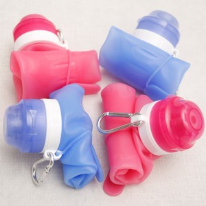 Силиконовая бутылка для воды складная бутылка для воды силиконовая чашка для обесцвечивания складная чашка путешествия складно...