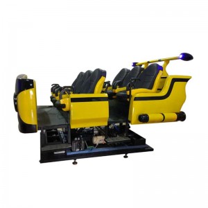 Новый тематический парк оборудования 6 DOF симулятор движения платформы 9D VR космический корабль 6 мест 9DVR для семьи