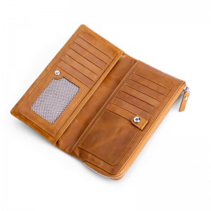 ["2019 Мода Новый Многофункциональный Карточный Мешок Глава Дермы Длинный мужской Бизнес-Кошелек Банковская Карта Ретро мужская С...