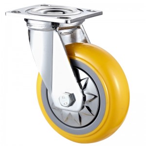 Heavy Duty - Хромированный корпус с черным колесом TPE9