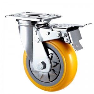 Heavy Duty - Хромированный корпус с черным колесом TPE9