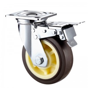 Heavy Duty - Хромированный корпус с черным колесом TPE10