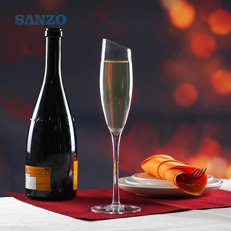 SANZO Богемский бокал для шампанского Индивидуальные бокалы ручной работы Чашка для шампанского Рекламные горячие продажи цветного бокала для шампанского