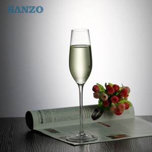SANZO Blue Stem Шампанское Флейта Индивидуальные бокалы для шампанского ручной работы Бокалы для рекламных горячих продаж Дешевые фле...