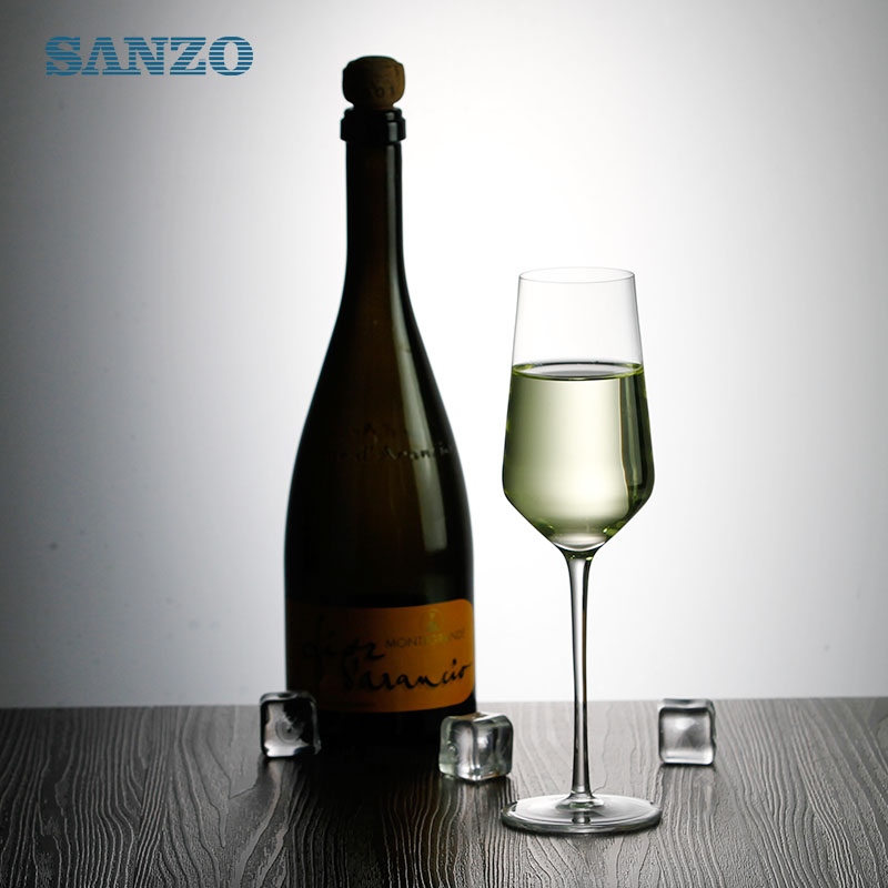 SANZO Черный подгонянный без свинца размер Бокал для шампанского по индивидуальному заказу Флейты из шампанского Розовое стекло для флейты Шампанское