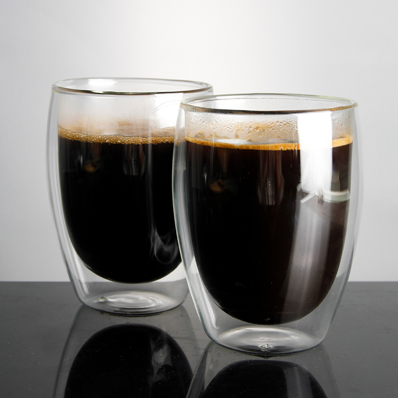 Пользовательские арабские стеклянные кофейные чашки с двойными стенками для семьи