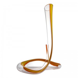 Волшебный змеиный стеклянный графин красного вина \/ Flagon 1200 мл \/ 40 унций Smooth Cruves