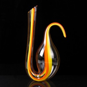 Sanzo новые продукты выдуваемые вручную без свинца кристалл красного вина графин круглый стеклянный графин для подарка