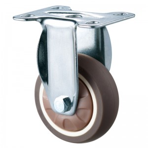 Light Duty - Хромированный корпус с колесом TPR с мягким протектором 14