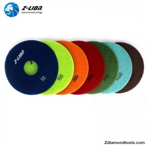 ZL-123D полировальные подушки из сухой смолы для гранита, мрамора, искусственного камня