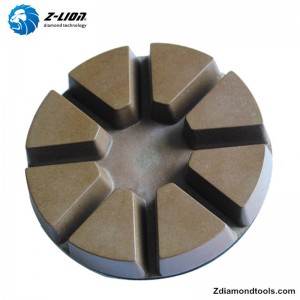 ZL-16A 3-дюймовые гибридные твердосплавные алмазные подушки для бетона