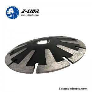 ZL-HB04 T сегментный выпуклый гранитный нож для искусственного камня