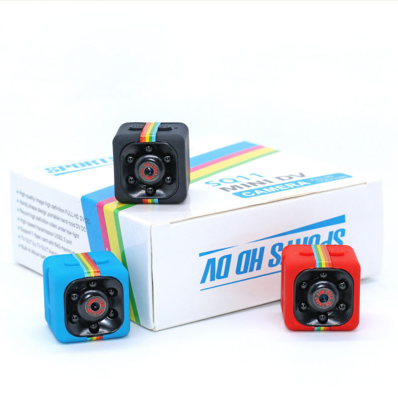 Портативная мини-карманная камера Real HD 720P SQ11 с углом обзора 140 градусов
