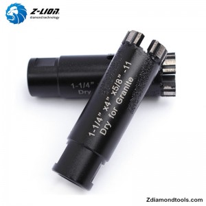 ZL-QH20 Вакуумные паяные алмазные коронки для гранита, бетона