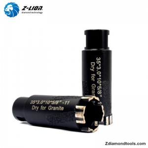 ZL-QH20 Вакуумные паяные алмазные коронки для гранита, бетона