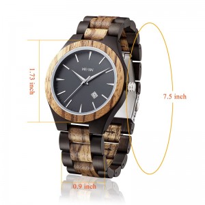 Wood Watches Черная сандалия Деревянный мужской подарок Vintage 2019 Модели Custom Logo