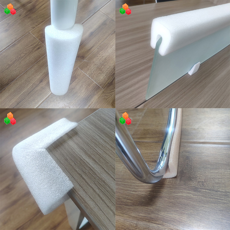 Ударопрочный материал для защиты углов края из пенопласта epe высокой плотности для упаковки мебели / машины