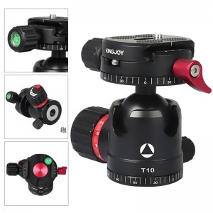 Низкопрофильная шариковая головка Kingjoy T10 с панорамной быстроразъемной пластиной