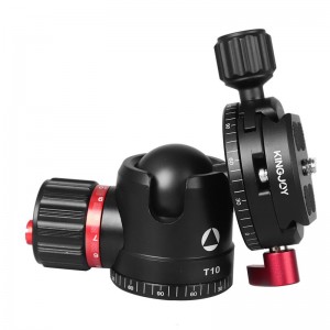 Низкопрофильная шариковая головка Kingjoy T10 с панорамной быстроразъемной пластиной