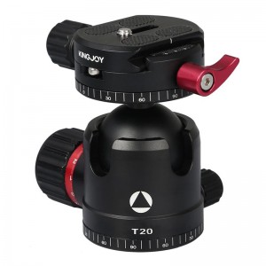 Низкопрофильная шариковая головка Kingjoy T20 с панорамной быстроразъемной пластиной