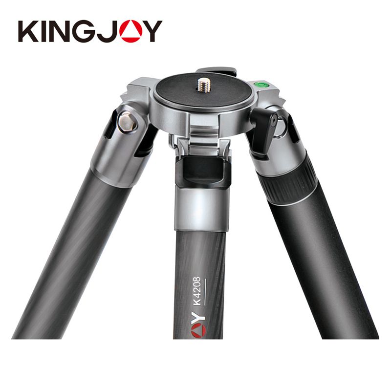 Kingjoy K4008 с высоким запасом Профессиональный комбинированный тип Алюминиевый тяжелый груз Высокопрочный штатив для видеокамеры