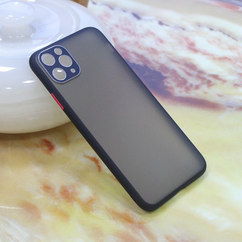 iPhone11 Чехол для телефона с металлической защитой камеры и независимыми кнопками