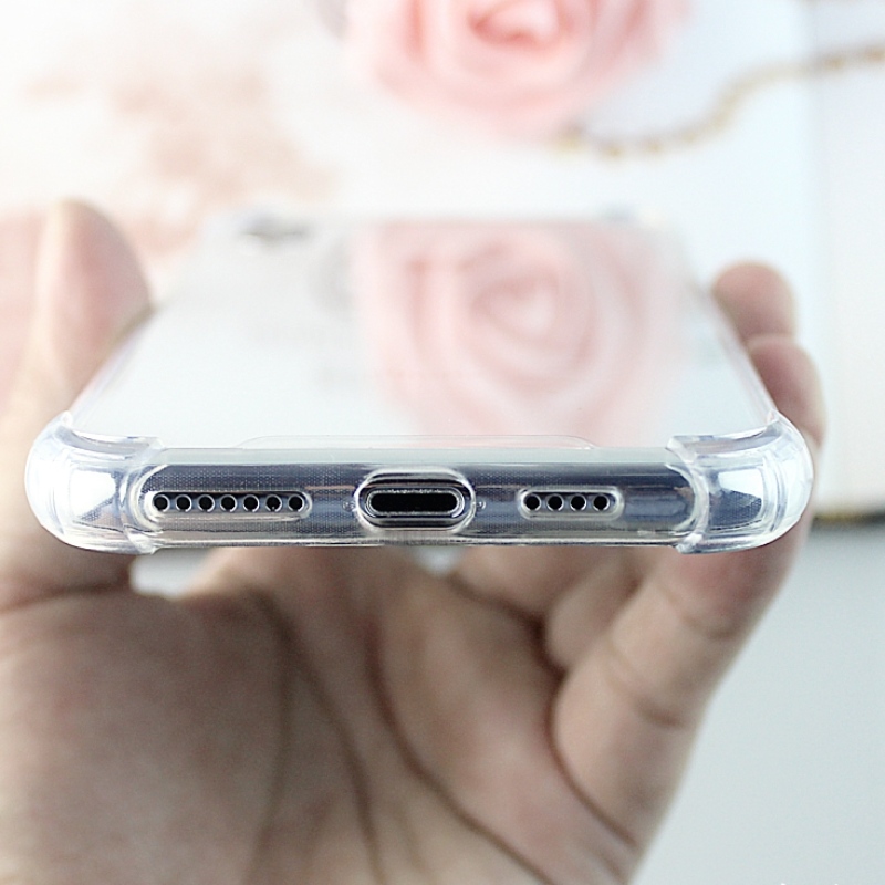 Прозрачный чехол для телефона TPU + PC iPhone XS Max с противоударными углами