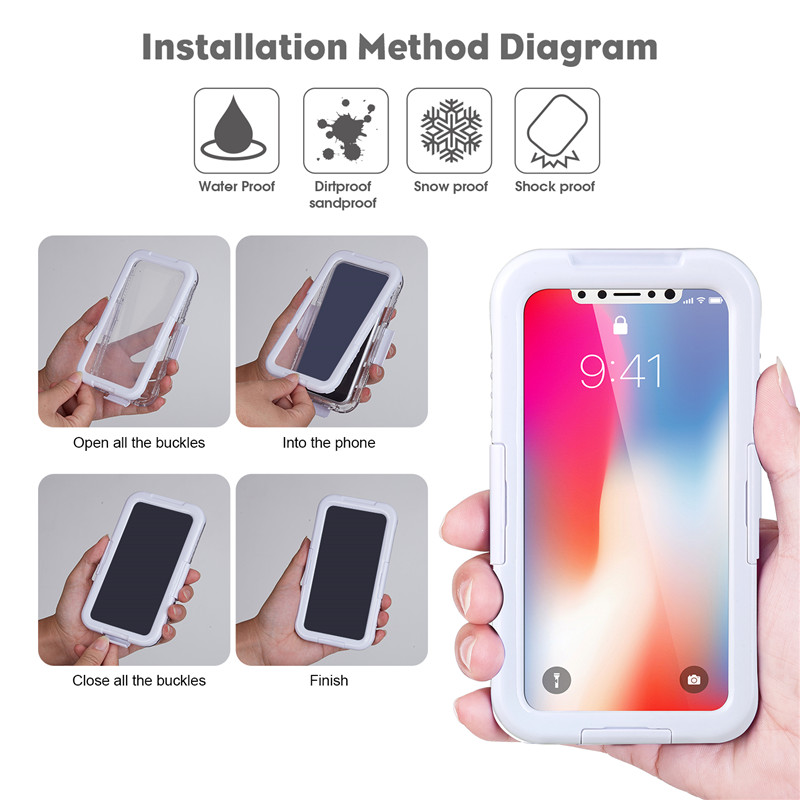 Водонепроницаемый и ударопрочный чехол для iphone Водонепроницаемый чехол рядом со мной Подводный чехол для камеры телефона для ipho...