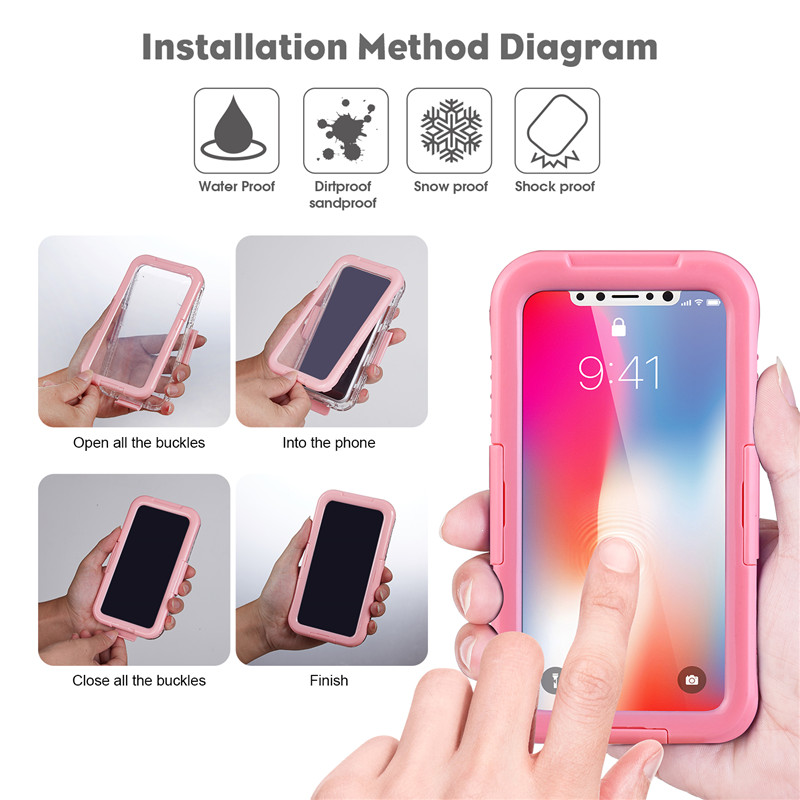 Iphone XR ip68 водонепроницаемый мобильный кошелек