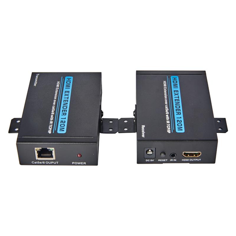 V1.3 HDMI расширитель 120m, одножильный 5e / 6 кабель для поддержки полной очистки 1080P