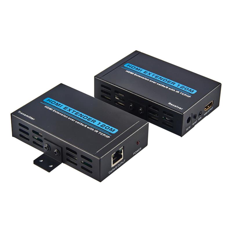 V1.3 HDMI расширитель 120m, одножильный 5e / 6 кабель для поддержки полной очистки 1080P