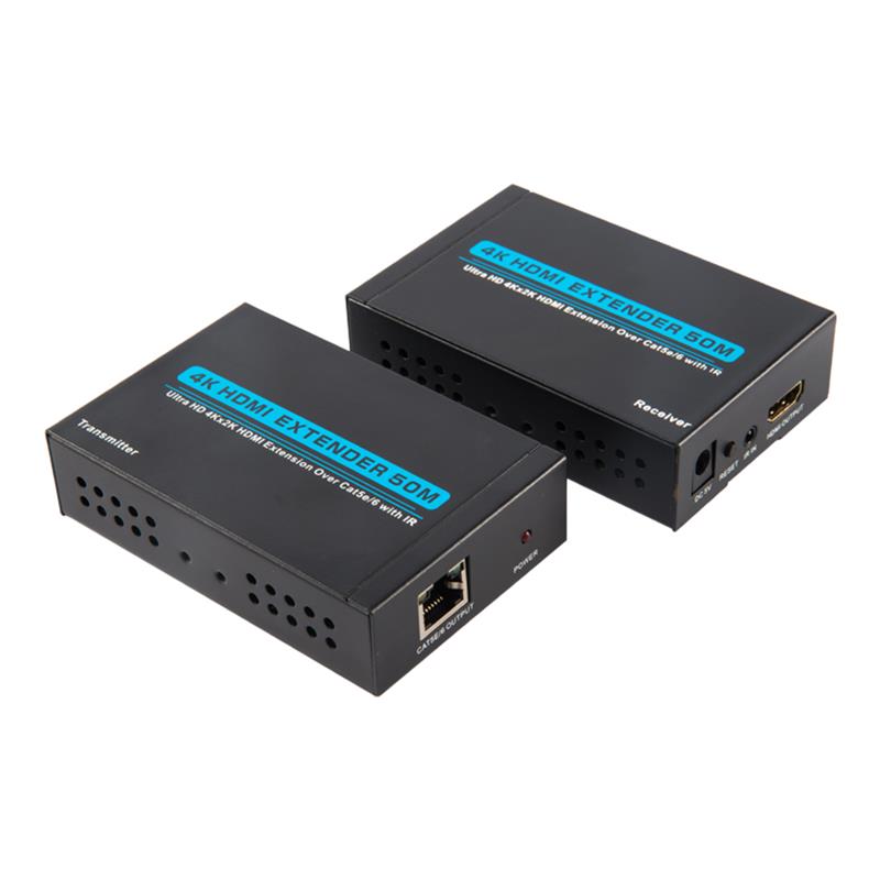 V1.4 4K HDMI Extender 50 м через один кабель cat5e / 6 Поддержка Ultra HD 4Kx2K / 30 Гц