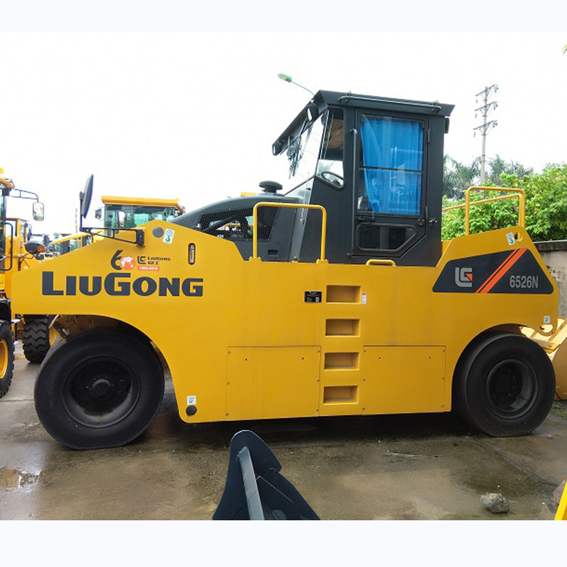 Liugong Официальный производитель 26т механический однобарабанный дорожный каток Clg6526