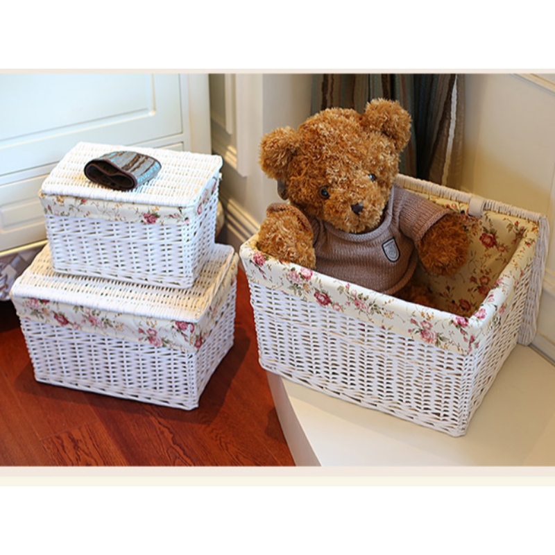 Настольная корзина для хранения ручной работы