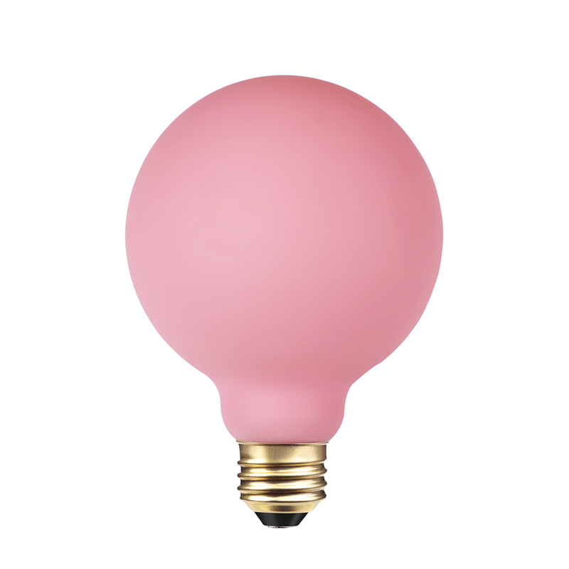 G150 балет темно - розовый декоративный led спиральная лампа накаливания