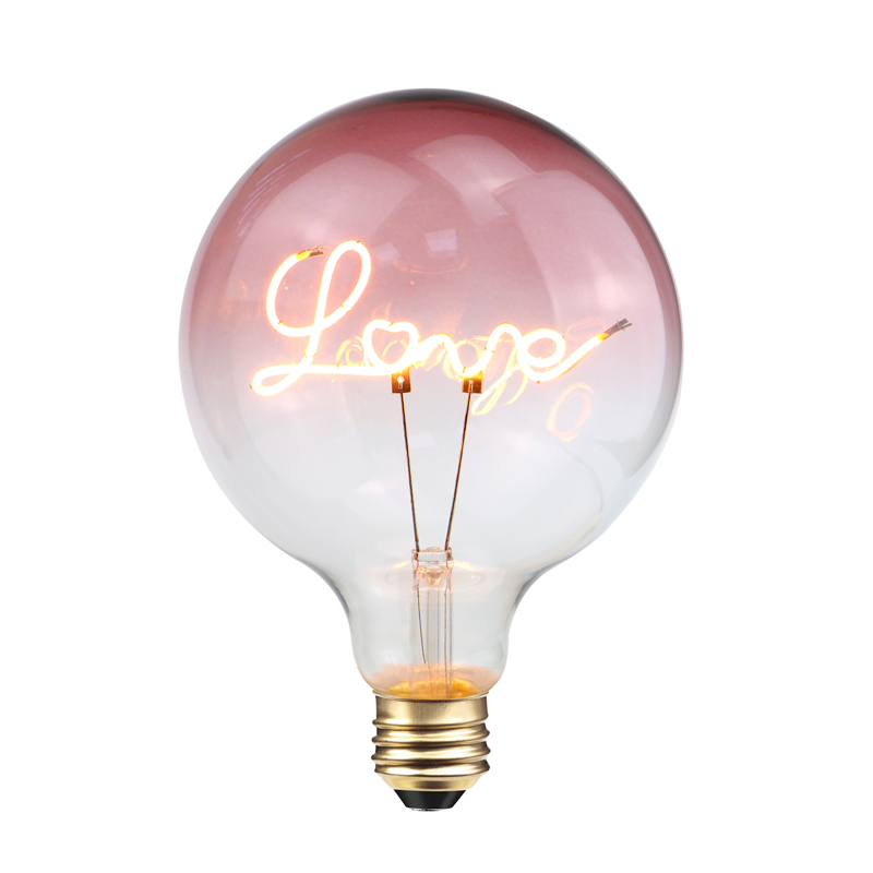 G125 любовь постепенно розовый 4w 200lumen DIY мягкая лампа led